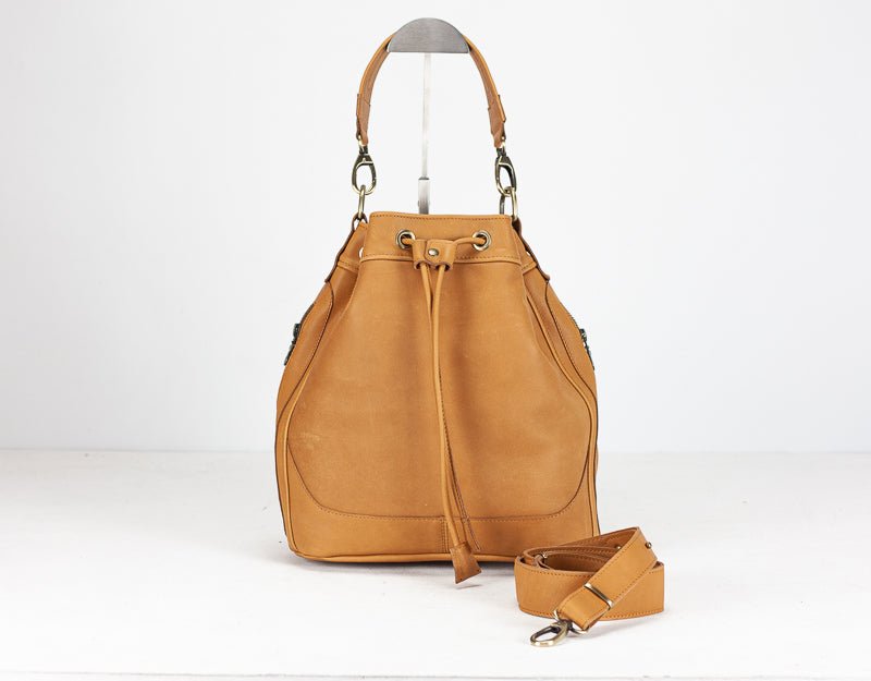 Danae bag - Tabac brown leather - milloobags