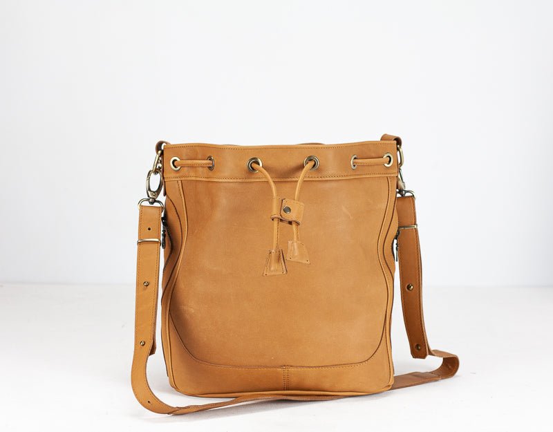 Danae bag - Tabac brown leather - milloobags