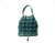 Danae bag - Petrol green handwoven leather - milloobags