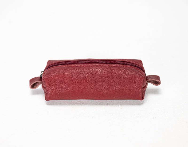 REC case - Deep red leather - milloobags