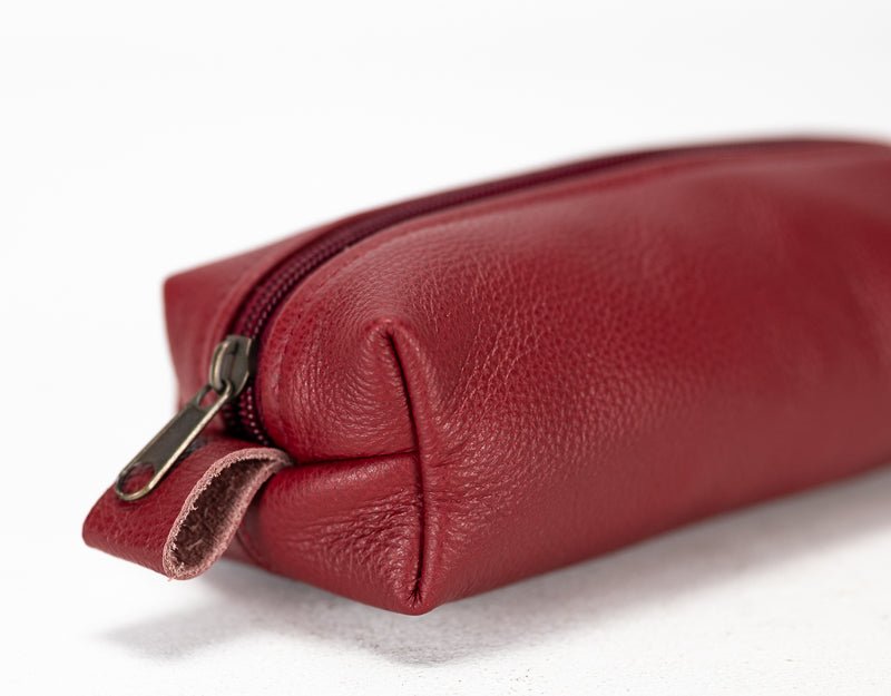 REC case - Deep red leather - milloobags