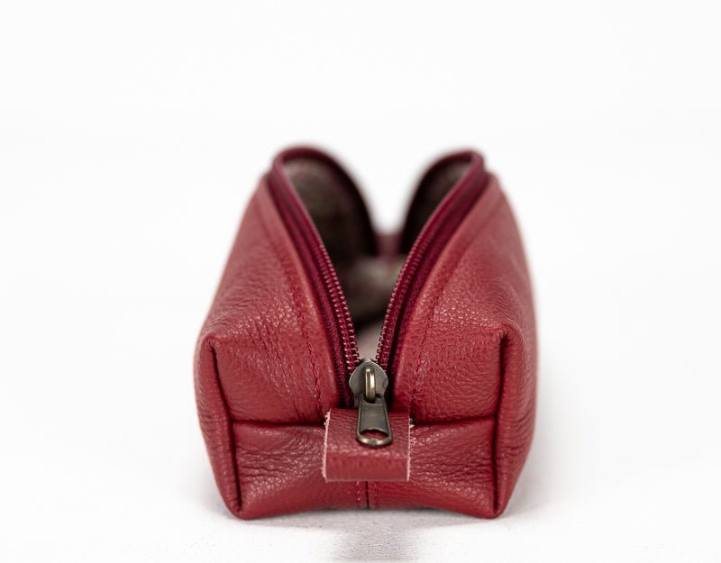 REC case - Deep red leather - milloobags