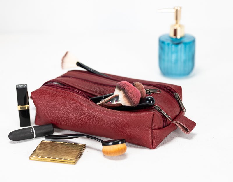 2Rec case - Deep red leather - milloobags