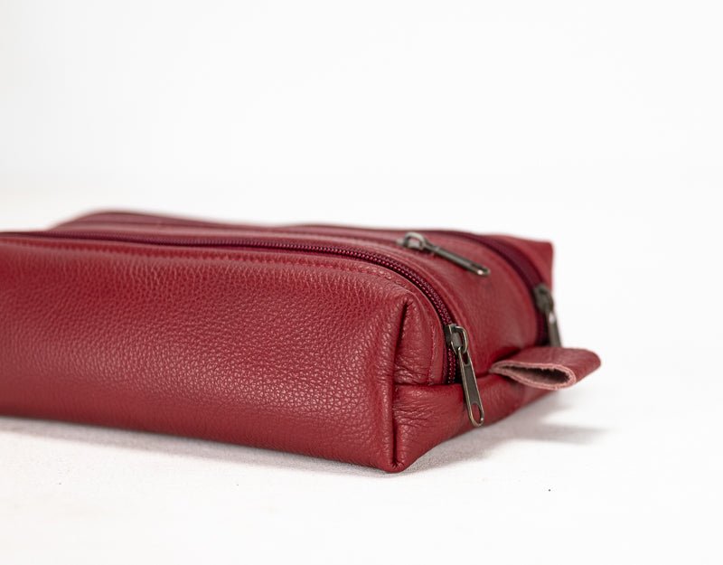 2Rec case - Deep red leather - milloobags