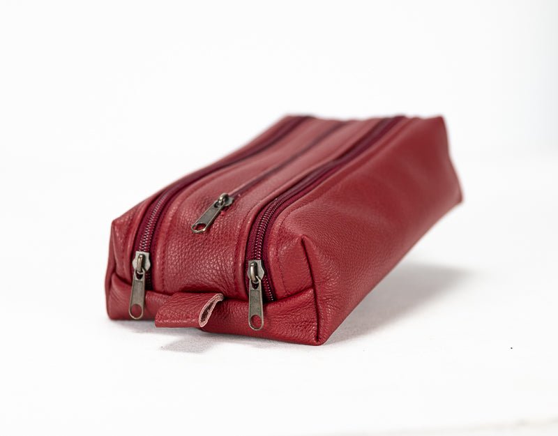 2Rec case - Deep red leather - milloobags