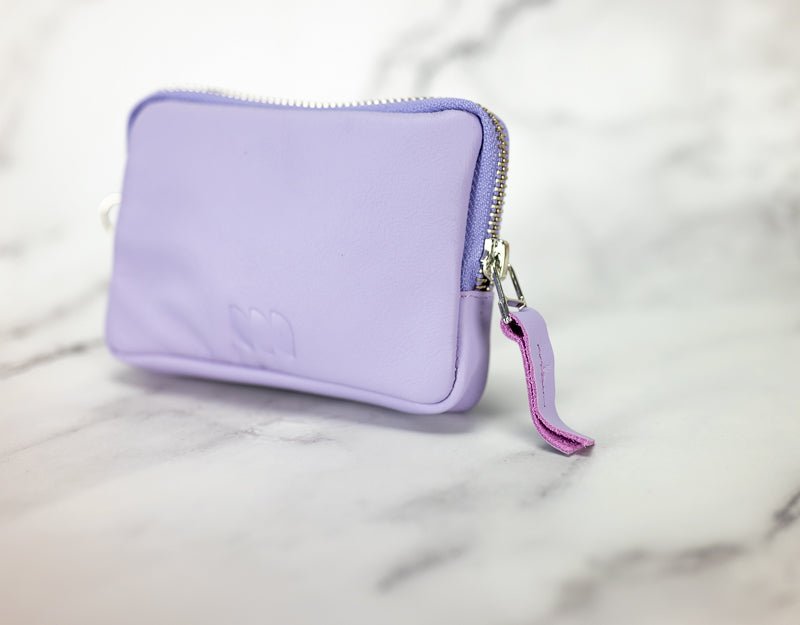 Myrto wallet - Lilac leather - milloobags