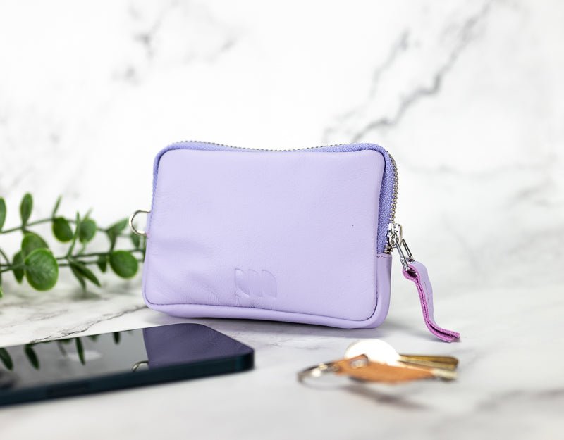 Myrto wallet - Lilac leather - milloobags