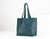 Calisto tote bag - Midnight green pebbled leather - milloobags