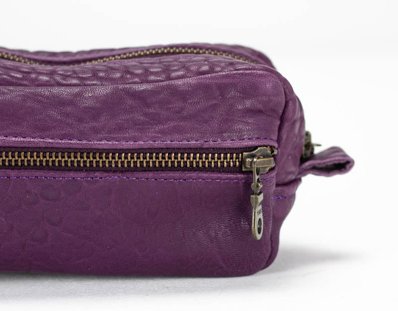 Brick case - Imperial purple leather - milloobags