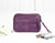 Antheia mini wallet - Imperial purple leather - milloobags