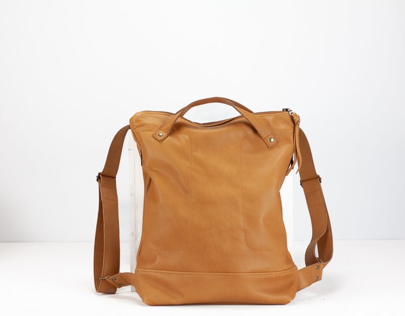 Minos backpack - Tabac brown leather - milloobags